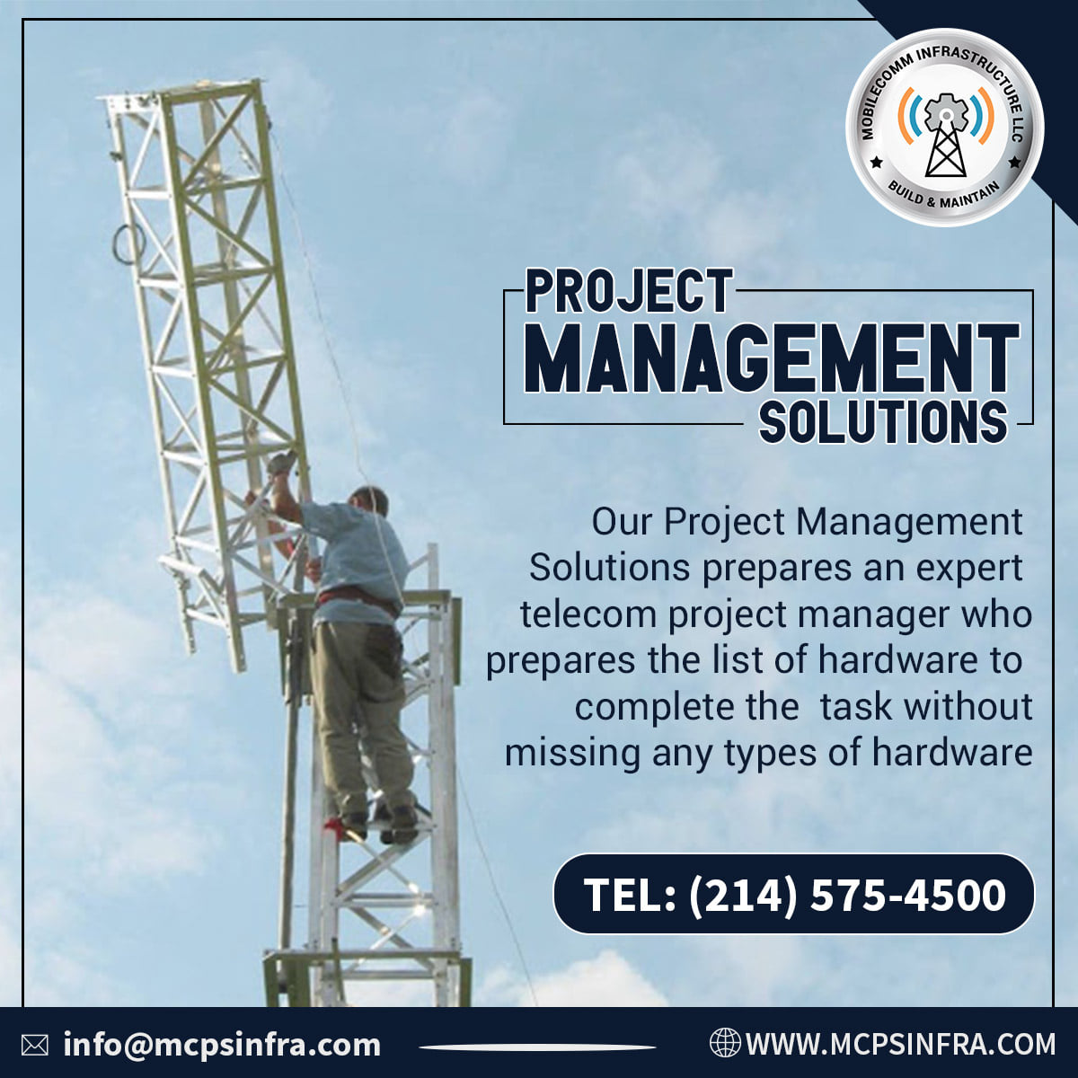 Project Management Solutions For Wireless Cell Sites